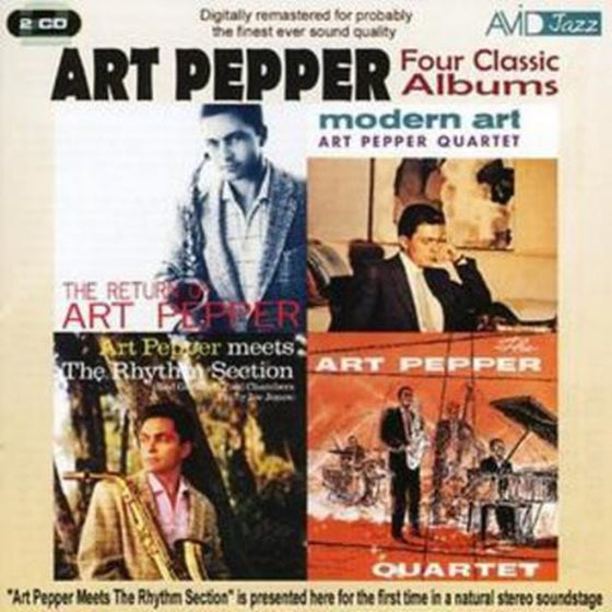 ART PEPPER - FOUR CLASSIC ALBUMS