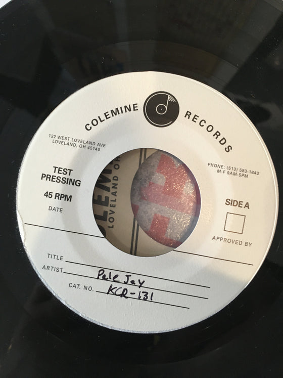 Pale Jay - In Your Corner/Bewilderment TEST PRESS