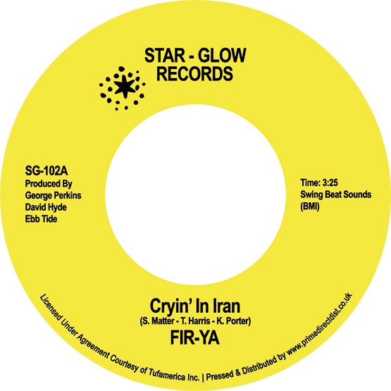 Fir-Ya - Crying In Iran / Keep On Tryin' (RSD 2022)