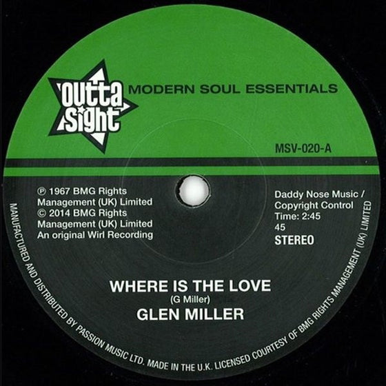 Glen Miller - Where is the Love