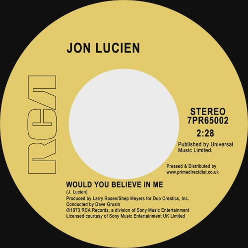 John Lucien - Would You Believe In Me/Kuenda