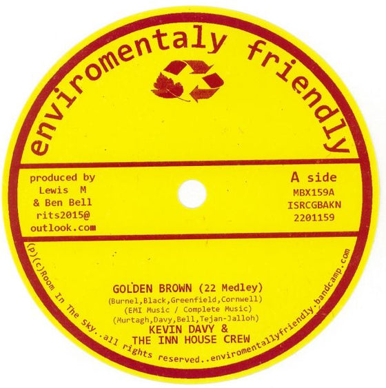 Kevin Davy & The Inn House Crew - Golden Brown (22 Medley) (RSD 2022)