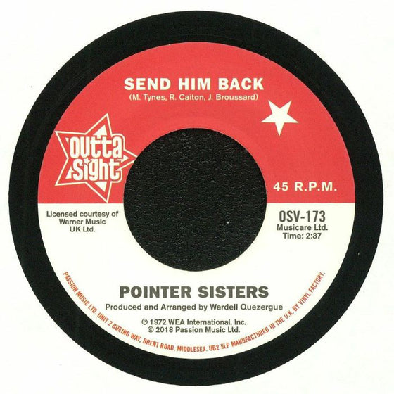 Pointer Sisters/Drifters - Send Him Back/ Pay Your Dues